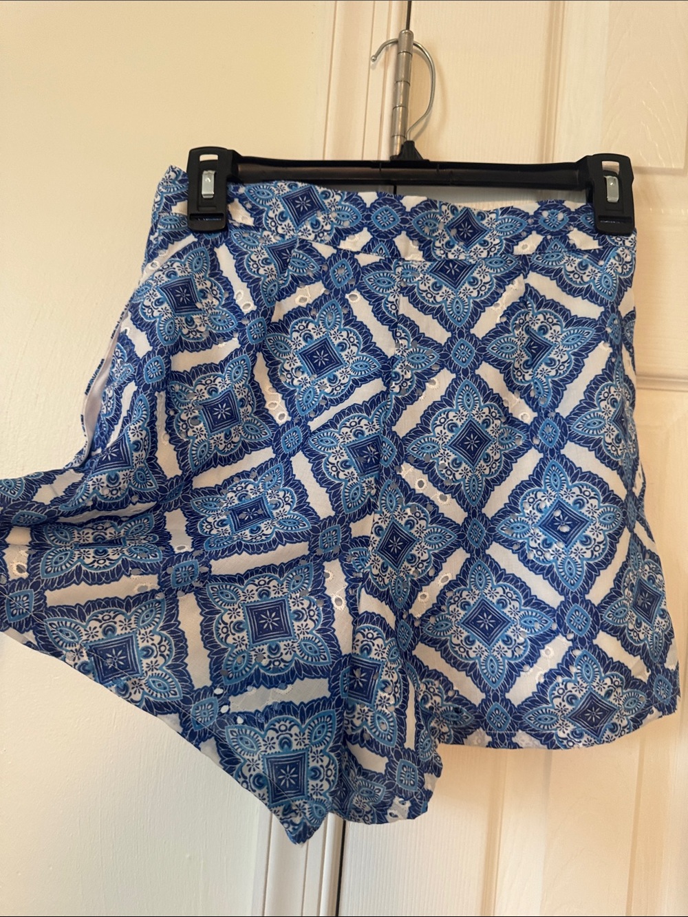 Blue Tile Print Two-Piece Set - Picture 5 of 8
